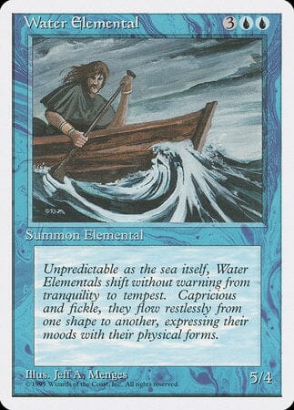 Water Elemental [Fourth Edition] MTG Single Magic: The Gathering  | Multizone: Comics And Games