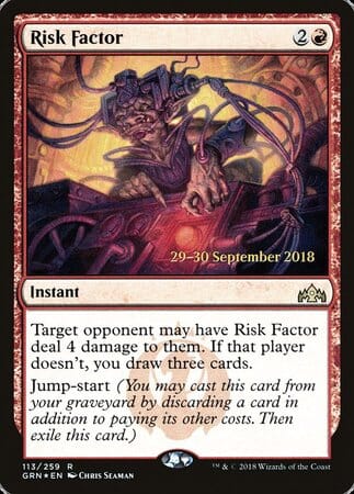 Risk Factor [Guilds of Ravnica Promos] MTG Single Magic: The Gathering  | Multizone: Comics And Games