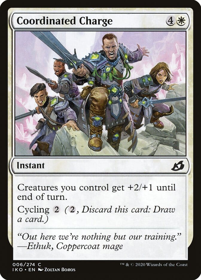 Coordinated Charge [Ikoria: Lair of Behemoths] MTG Single Magic: The Gathering  | Multizone: Comics And Games