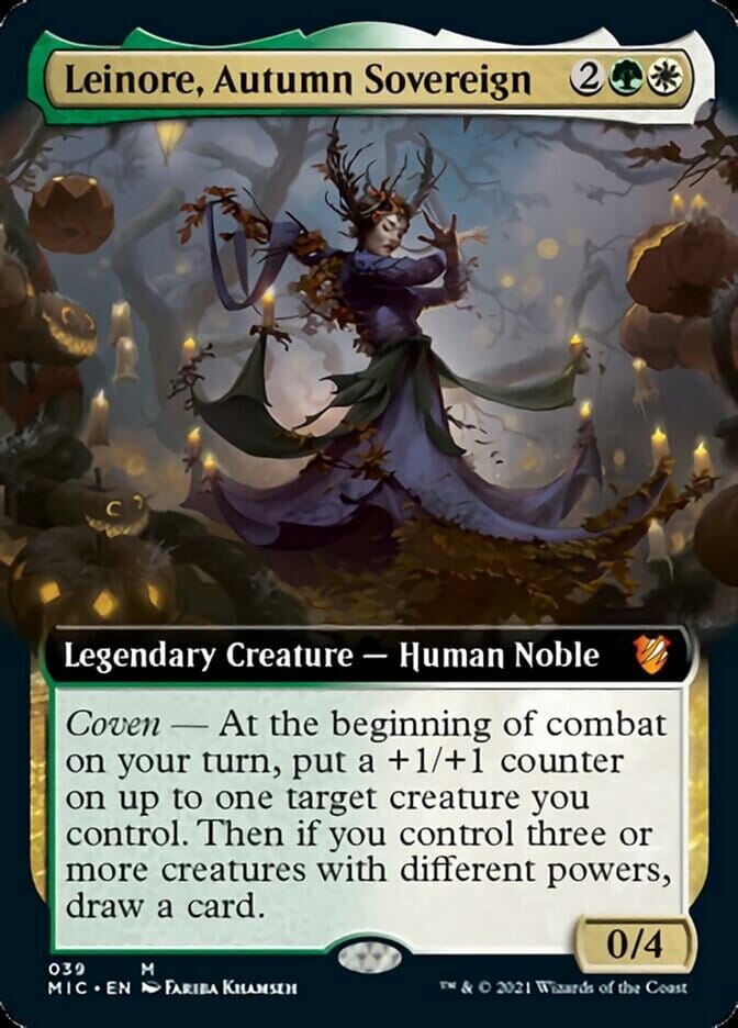 Leinore, Autumn Sovereign (Extended) [Innistrad: Midnight Hunt Commander] MTG Single Magic: The Gathering  | Multizone: Comics And Games