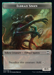 Eldrazi Spawn // Human Double-sided Token [Streets of New Capenna Commander Tokens] MTG Single Magic: The Gathering  | Multizone: Comics And Games