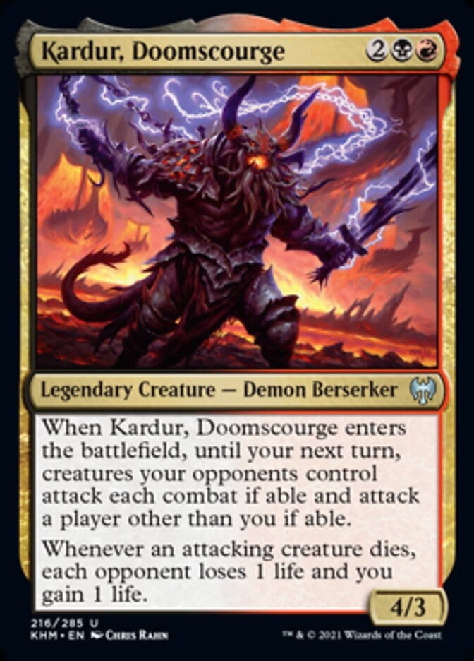 Kardur, Doomscourge [Kaldheim] MTG Single Magic: The Gathering  | Multizone: Comics And Games