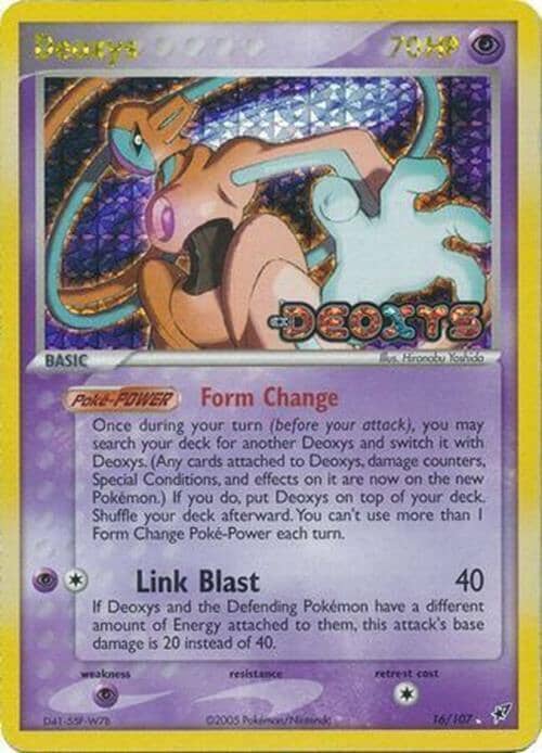 Deoxys (16/107) (Stamped) [EX: Deoxys] Pokemon Single Pokémon  | Multizone: Comics And Games