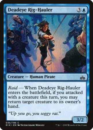 Deadeye Rig-Hauler [Rivals of Ixalan] MTG Single Magic: The Gathering  | Multizone: Comics And Games