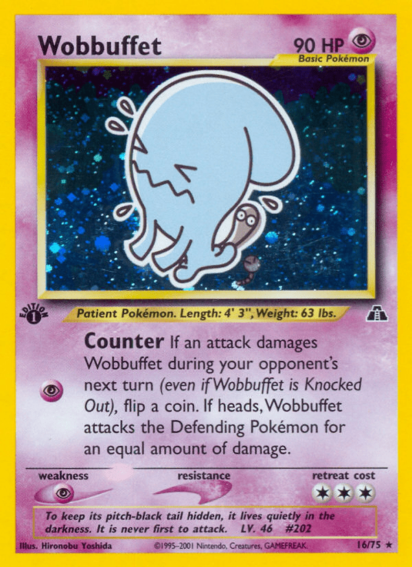 Wobbuffet (16/75) [Neo Discovery 1st Edition] Pokemon Single Pokémon  | Multizone: Comics And Games