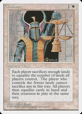 Balance [Fourth Edition] MTG Single Magic: The Gathering  | Multizone: Comics And Games