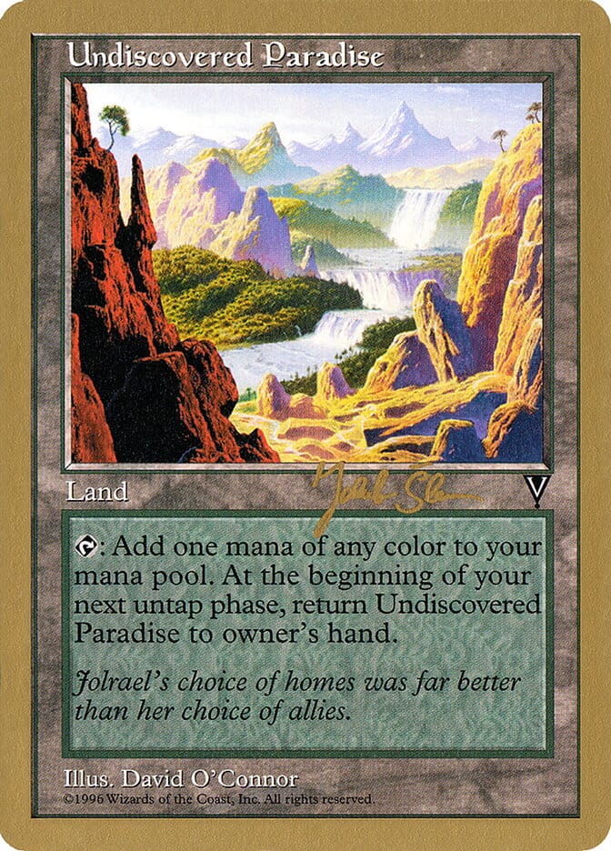 Undiscovered Paradise (Jakub Slemr) [World Championship Decks 1997] MTG Single Magic: The Gathering  | Multizone: Comics And Games