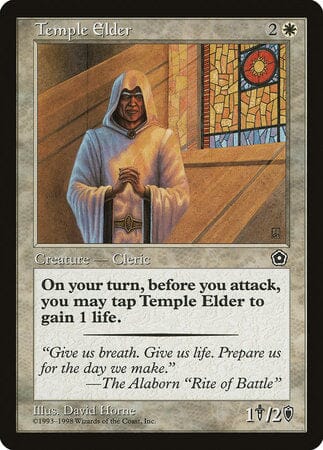 Temple Elder [Portal Second Age] MTG Single Magic: The Gathering  | Multizone: Comics And Games