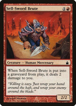 Sell-Sword Brute [Ravnica: City of Guilds] MTG Single Magic: The Gathering  | Multizone: Comics And Games