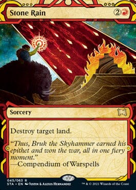 Stone Rain (Etched Foil) [Strixhaven Mystical Archive] MTG Single Magic: The Gathering  | Multizone: Comics And Games