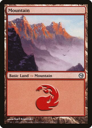 Mountain (108) [Duels of the Planeswalkers] MTG Single Magic: The Gathering  | Multizone: Comics And Games