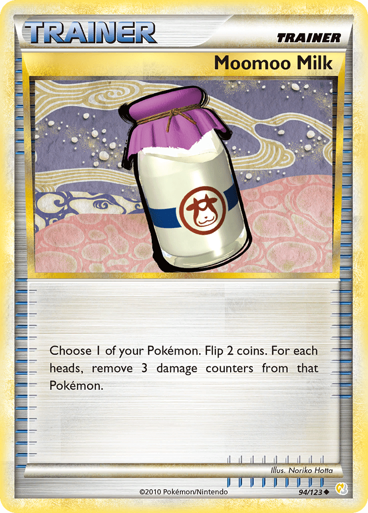 Moomoo Milk (94/123) [HeartGold & SoulSilver: Base Set] Pokemon Single Pokémon  | Multizone: Comics And Games