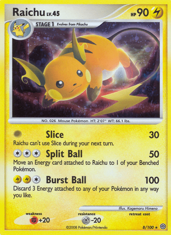 Raichu (8/100) [Diamond & Pearl: Stormfront] Pokemon Single Pokémon  | Multizone: Comics And Games