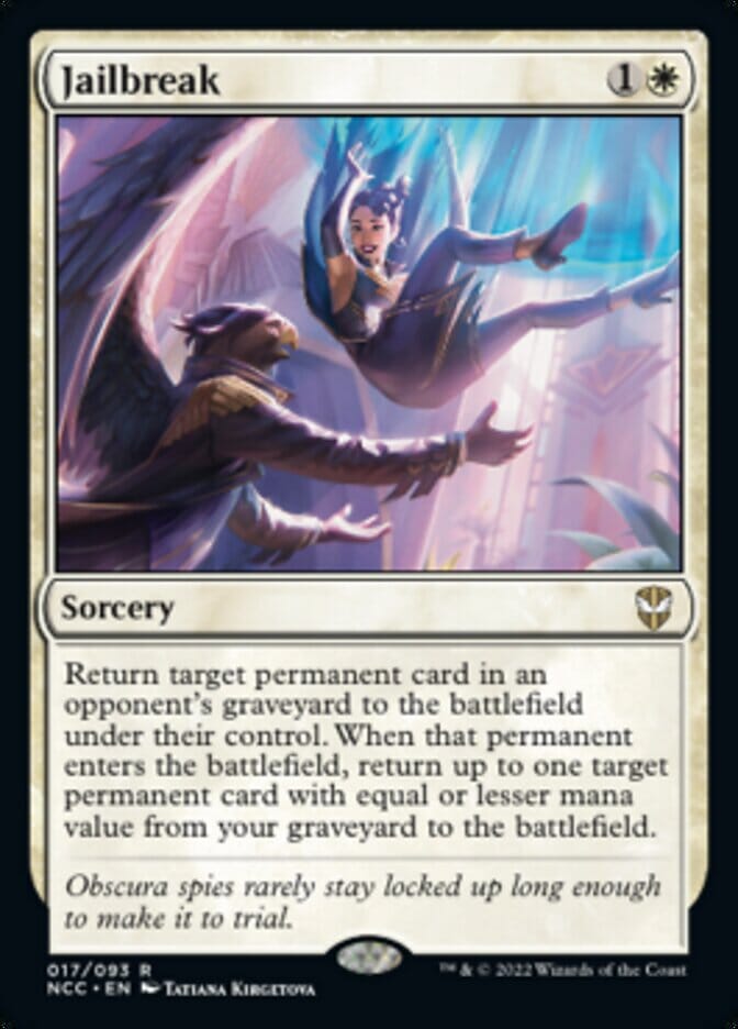Jailbreak [Streets of New Capenna Commander] MTG Single Magic: The Gathering  | Multizone: Comics And Games