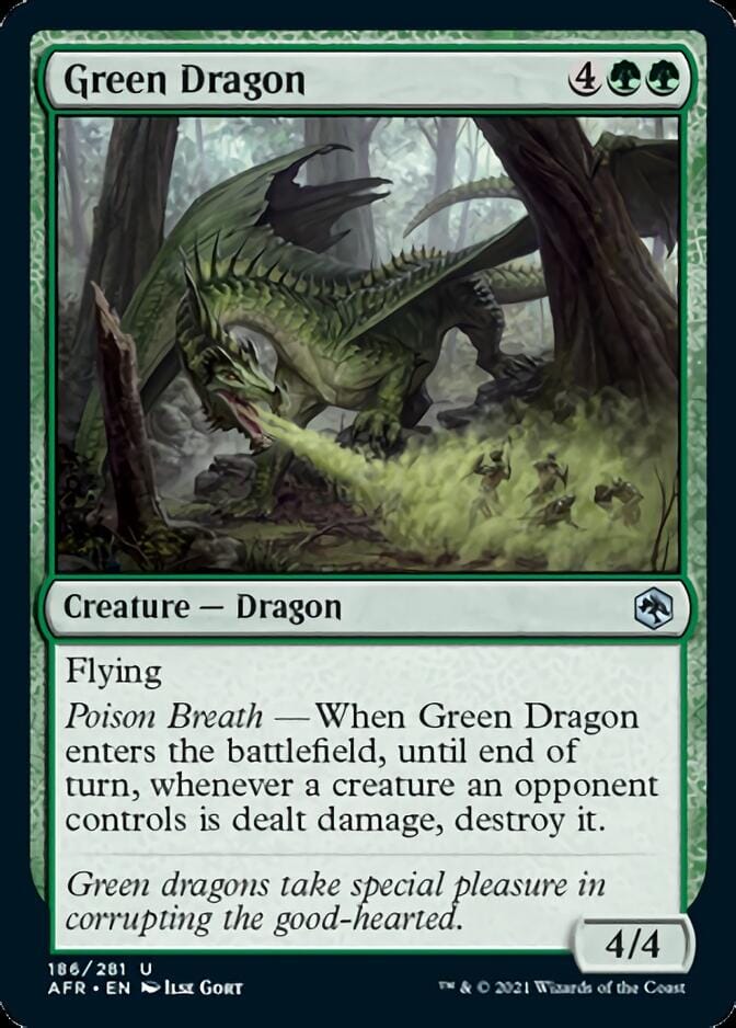 Green Dragon [Dungeons & Dragons: Adventures in the Forgotten Realms] MTG Single Magic: The Gathering  | Multizone: Comics And Games