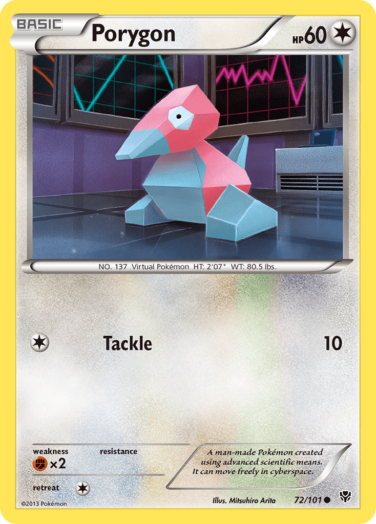 Porygon (72/101) [Black & White: Plasma Blast] Pokemon Single Pokémon  | Multizone: Comics And Games