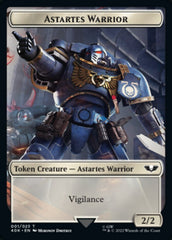 Astartes Warrior (001) // Cherubael Double-sided Token [Universes Beyond: Warhammer 40,000 Tokens] | Multizone: Comics And Games