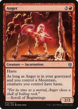 Anger [Commander Anthology] MTG Single Magic: The Gathering  | Multizone: Comics And Games