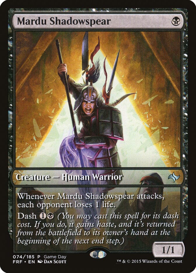 Mardu Shadowspear (Game Day) [Fate Reforged Promos] MTG Single Magic: The Gathering  | Multizone: Comics And Games