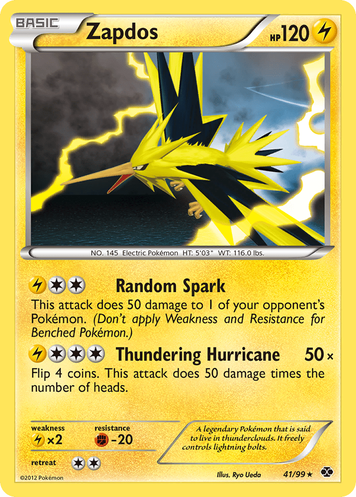Zapdos (41/99) [Black & White: Next Destinies] Pokemon Single Pokémon  | Multizone: Comics And Games