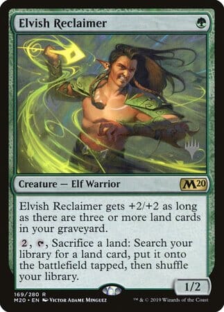 Elvish Reclaimer [Core Set 2020 Promos] MTG Single Magic: The Gathering  | Multizone: Comics And Games