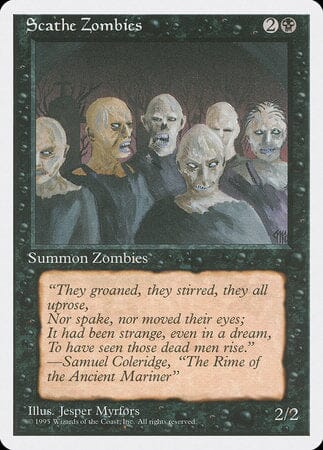 Scathe Zombies [Fourth Edition] MTG Single Magic: The Gathering  | Multizone: Comics And Games