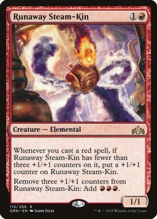 Runaway Steam-Kin [Guilds of Ravnica Promos] MTG Single Magic: The Gathering  | Multizone: Comics And Games