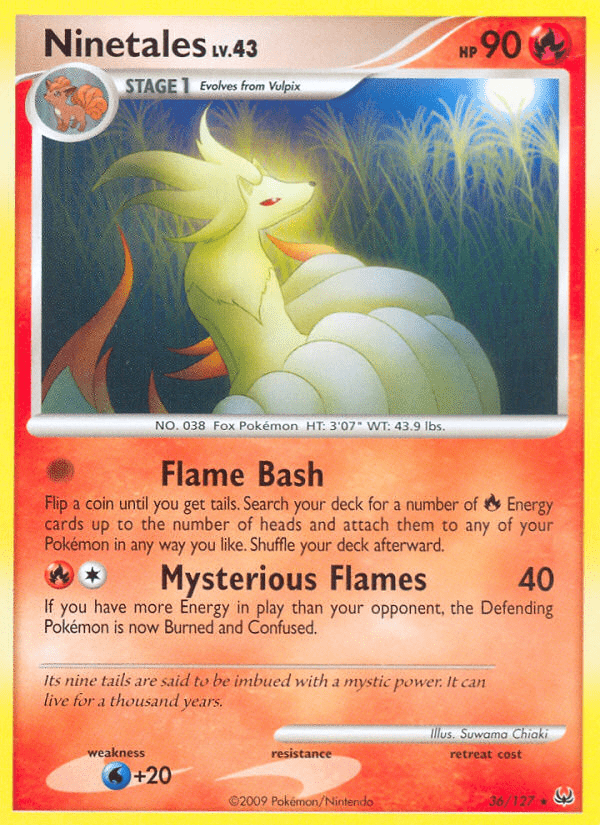 Ninetales (36/127) [Platinum: Base Set] Pokemon Single Pokémon  | Multizone: Comics And Games
