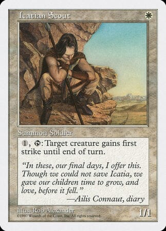 Icatian Scout [Fifth Edition] MTG Single Magic: The Gathering  | Multizone: Comics And Games