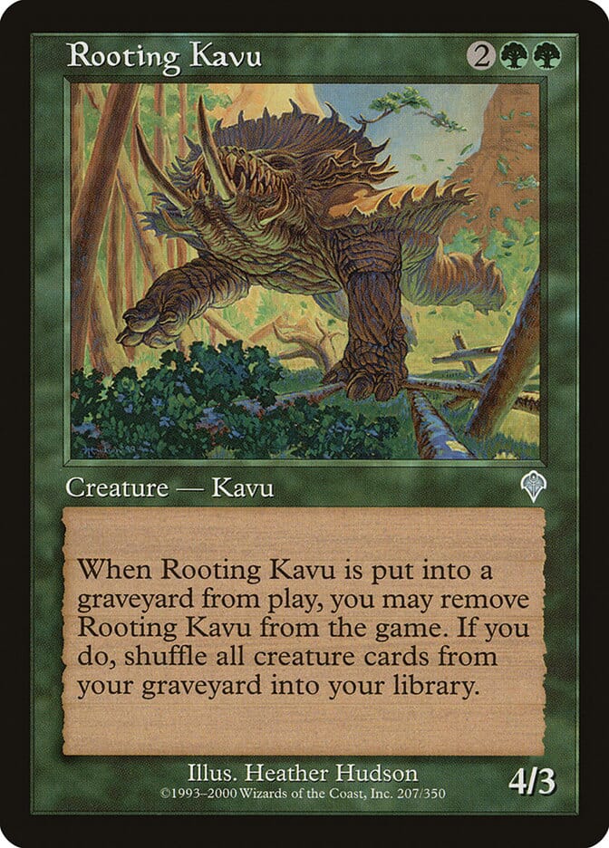 Rooting Kavu [Invasion] MTG Single Magic: The Gathering  | Multizone: Comics And Games