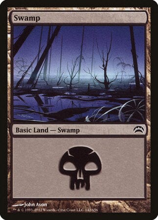 Swamp (142) [Planechase 2012] MTG Single Magic: The Gathering  | Multizone: Comics And Games