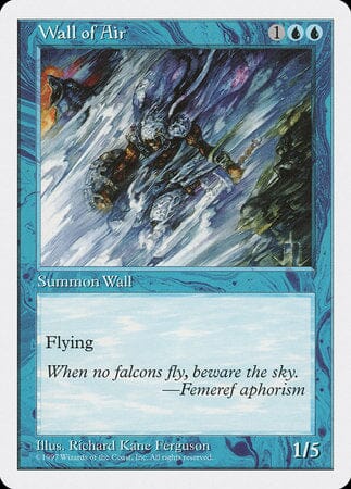 Wall of Air [Fifth Edition] MTG Single Magic: The Gathering  | Multizone: Comics And Games