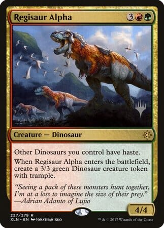 Regisaur Alpha [Ixalan Promos] MTG Single Magic: The Gathering  | Multizone: Comics And Games