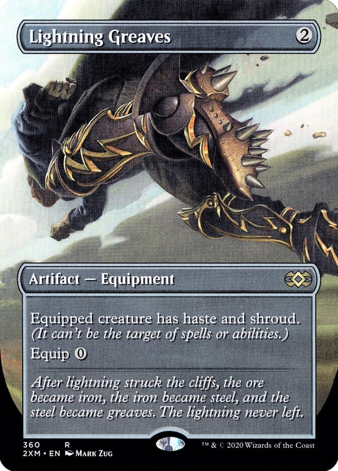 Lightning Greaves (Borderless) [Double Masters] MTG Single Magic: The Gathering  | Multizone: Comics And Games