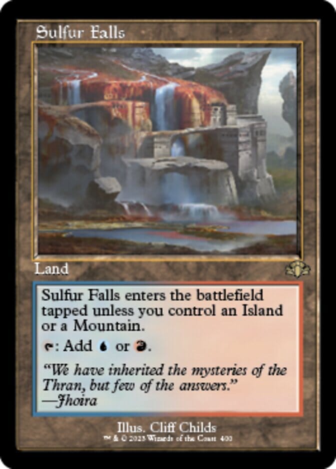 Sulfur Falls (Retro) [Dominaria Remastered] MTG Single Magic: The Gathering  | Multizone: Comics And Games