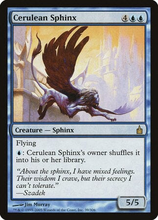 Cerulean Sphinx [Ravnica: City of Guilds] MTG Single Magic: The Gathering  | Multizone: Comics And Games