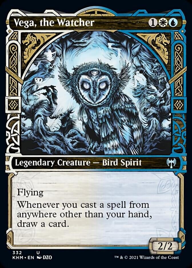 Vega, the Watcher (Showcase) [Kaldheim] MTG Single Magic: The Gathering  | Multizone: Comics And Games