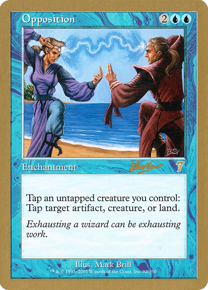 Opposition (Sim Han How) [World Championship Decks 2002] MTG Single Magic: The Gathering  | Multizone: Comics And Games