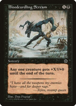 Bloodcurdling Scream [Portal Second Age] MTG Single Magic: The Gathering  | Multizone: Comics And Games