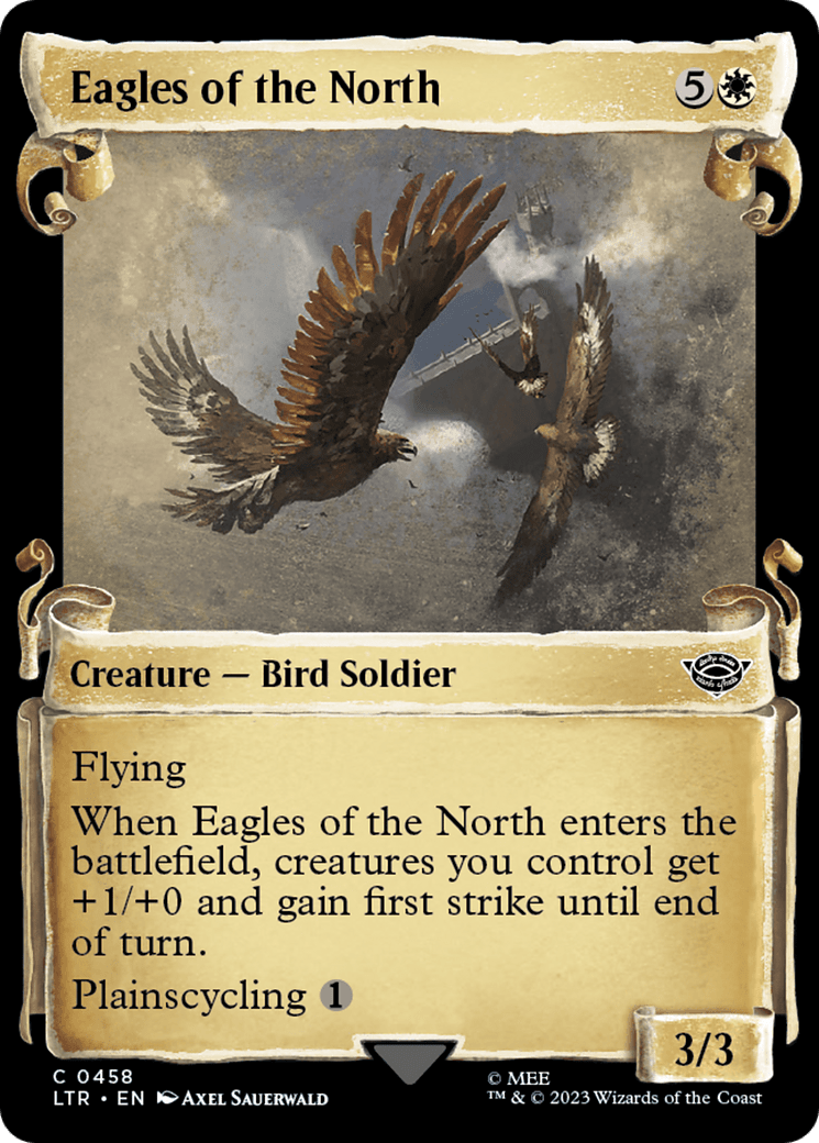 Eagles of the North [The Lord of the Rings: Tales of Middle-Earth Showcase Scrolls] MTG Single Magic: The Gathering  | Multizone: Comics And Games