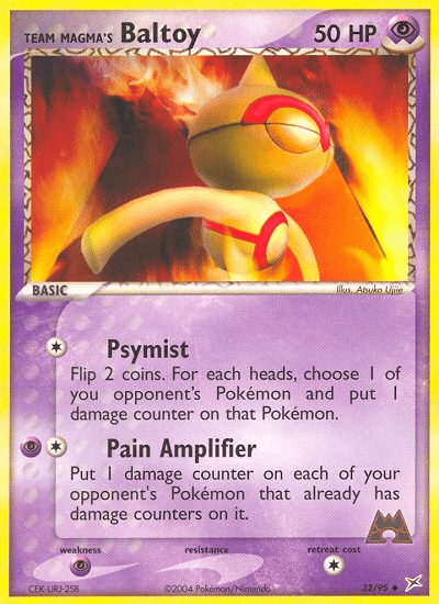 Team Magma's Baltoy (32/95) [EX: Team Magma vs Team Aqua] Pokemon Single Pokémon  | Multizone: Comics And Games