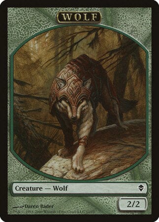 Wolf Token [Zendikar Tokens] MTG Single Magic: The Gathering  | Multizone: Comics And Games