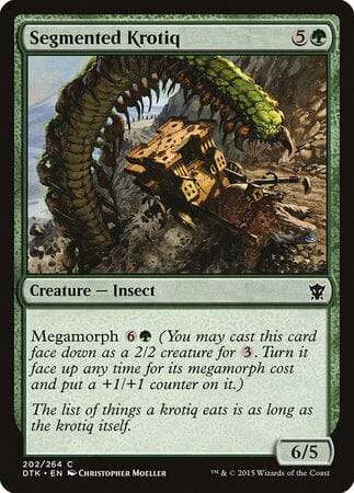 Segmented Krotiq [Dragons of Tarkir] MTG Single Magic: The Gathering  | Multizone: Comics And Games