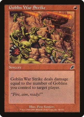 Goblin War Strike [Scourge] MTG Single Magic: The Gathering  | Multizone: Comics And Games