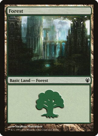 Forest (87) [Duel Decks: Izzet vs. Golgari] MTG Single Magic: The Gathering  | Multizone: Comics And Games