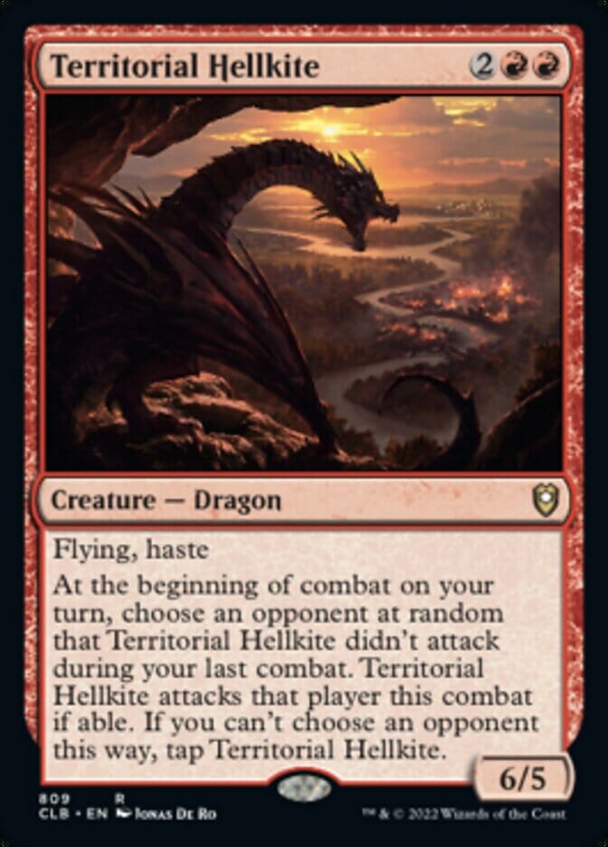 Territorial Hellkite [Commander Legends: Battle for Baldur's Gate] MTG Single Magic: The Gathering  | Multizone: Comics And Games