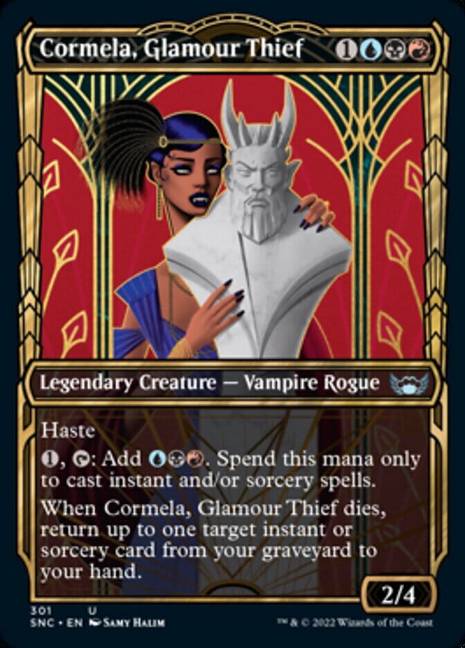Cormela, Glamour Thief (Showcase Golden Age) [Streets of New Capenna] MTG Single Magic: The Gathering  | Multizone: Comics And Games