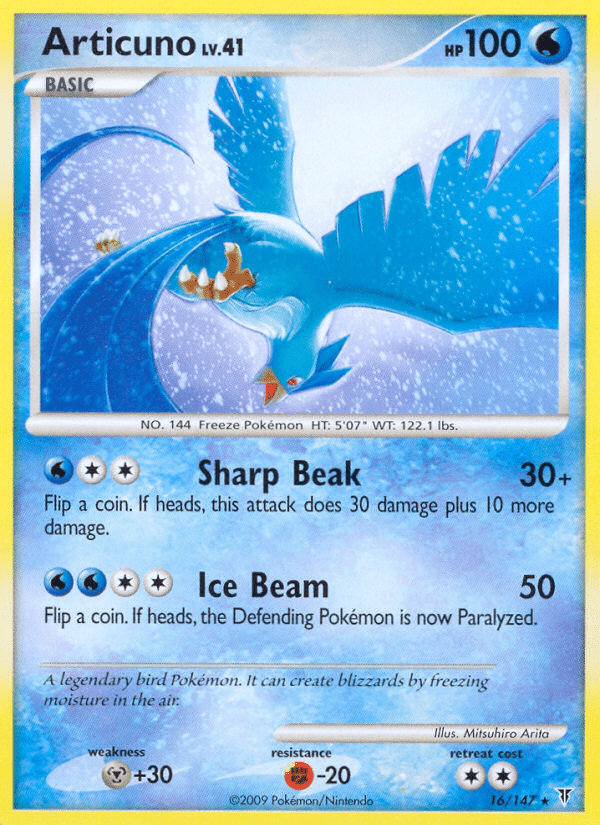 Articuno (16/147) [Platinum: Supreme Victors] Pokemon Single Pokémon  | Multizone: Comics And Games