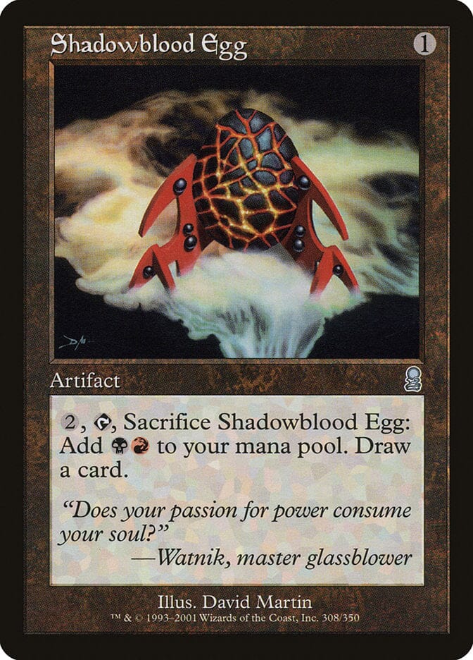 Shadowblood Egg [Odyssey] MTG Single Magic: The Gathering  | Multizone: Comics And Games