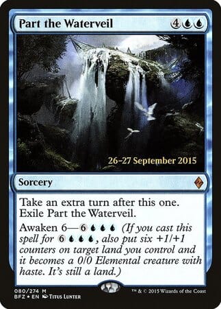 Part the Waterveil [Battle for Zendikar Promos] MTG Single Magic: The Gathering  | Multizone: Comics And Games